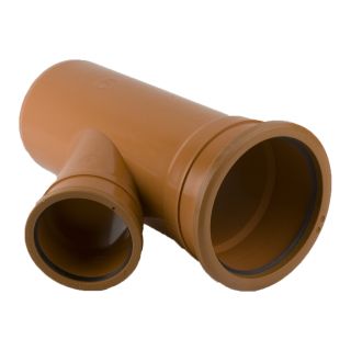 Brett B7101 160mm x 110mm x 45 deg Double Socket Branch (5/Pack)