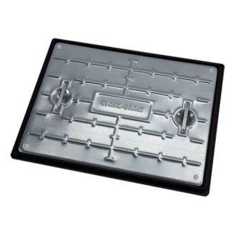 600 x 450 5 Tonne Galv Steel Cover and Frame Screw Down