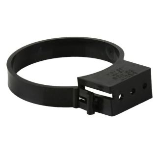 Brett BS438B 110mm Single Fix Soil Pipe Bracket Black