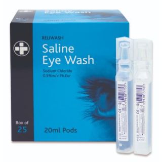 EYE WASH PODS PACK 25