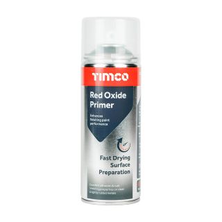 Timco Red Oxide Primer Spray Can 380ml (12/Box)  237320
