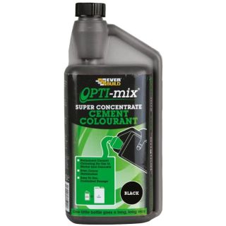 Everbuild Opti-Mix Cement Colourant Black 1L 486213