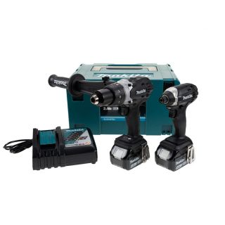Makita DLX2145TJ 18v Combi     Twin Pk 2 x 5ah + 101pc set