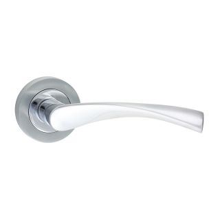 Timco Edleston Lever On Rose Handles 51mm P/S Chrome 200010