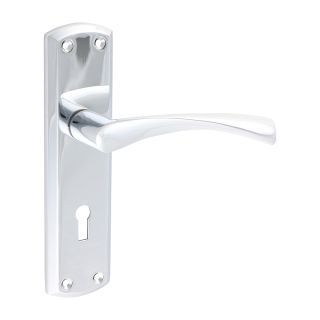 Timco Zeta Lock Handles 175 X 45 - Polished Chrome 200004