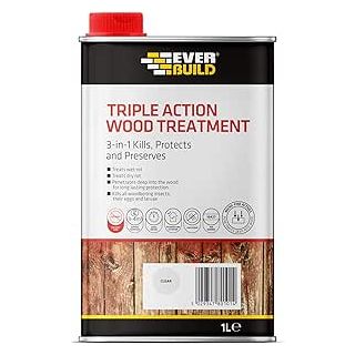 Everbuild Triple Action Wood  Treatment 1 Litre 483183