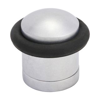 Timco Cylinder Door Stop 41mm (Timbag) - Satin Chrome 200049