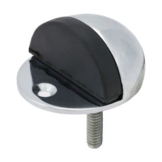 Timco Oval Door Stop 47mm (Timbag) - Polished Chrome 200090