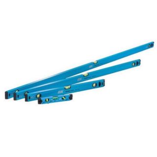 Ox Trade 4 Pc Level Set - 600mm, 1200mm, 1800mm + 230mm  OX-T500404