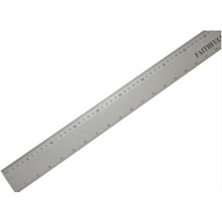 Faithfull Aluminium Rule 1 Mtr FAIRULE1000