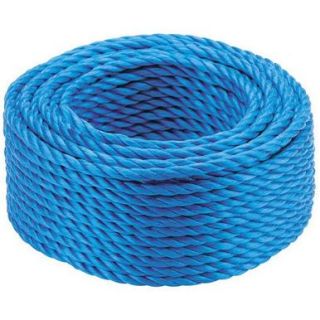 6MM BLUE POLY 500 MTR DRAW CORD ON WOODEN DRUM