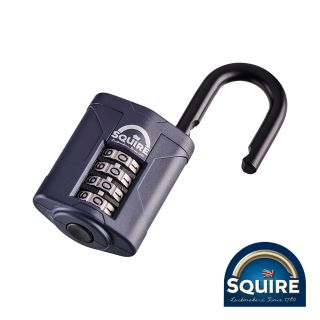 Squire Combination Padlock Steel Open Shackle 40mm CP40 SQR701367