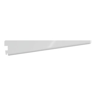Rothley Twin Slot Shelving Bracket White 220mm TSBW08