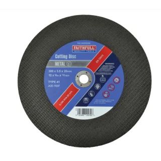Faithfull Metal Cutting Disc 300 X 3.5 X 20mm FAI3003520M
