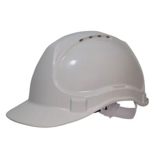 Scan Standard Industrial Safety Helmet White SCAPPESHW
