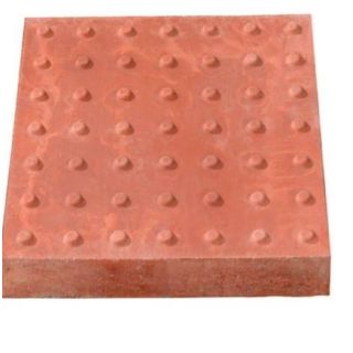 450X450X50MM RED TACTILE       PAVING FLAG