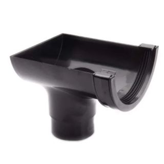 Brett BR456B 112mm Roundstyle Stopend Outlet Black