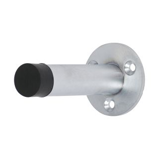 Timco Projection Door Stop 70mm (Timbag) - Satin Chrome 200888