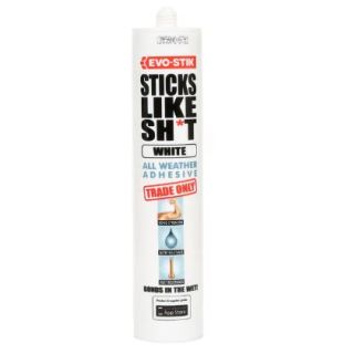 Evo-Stik Sticks Like Sh*T Adhesive C20 White (12/B) 30613950/30619751
