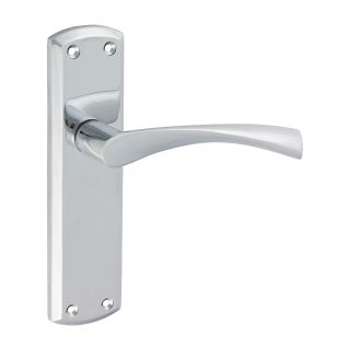 Timco Zeta Latch Handles 175 X 45 - Polished Chrome 200757