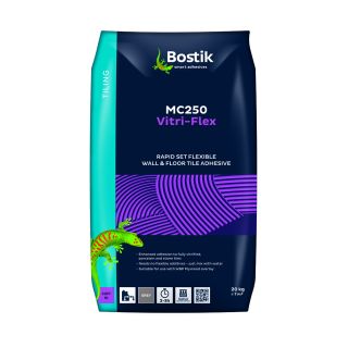 Bostik MC250 Vitri-Flex Rapid  Set Tile Adh Gry 20kg 30811607
