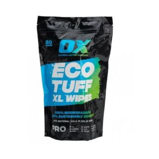 Ox Eco Tuff XL Wipes Refill Pouch Of 80 Biodegradable Wipes OX-P351108