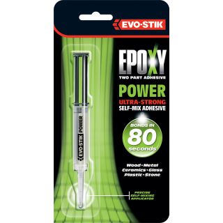 Evo-Stick Epoxy Power Syringe  2 Part Adh'e 3g (6/C) 30613707