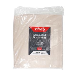 Timco Laminated Dust Sheet 12ft X 9ft  CDSL129