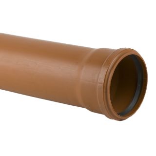 Brett B4403 3m Pipe 110mm Single Socket (50/Pack)