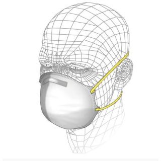 Vitrex P2 Power Tool And MDF Respirator (Pack Of 2) VITS40510