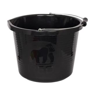 Red Gorilla Premium Bucket 14L 3 Gallon BLACK GORPRMBK