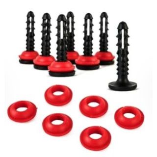 WYKAMOL BRICK PLUGS WITH SEAL  BLACK PER EACH  CMBRICKSEAL200