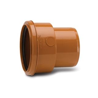 110mm Super Clay Socket PVC Spigot