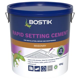 Bostik Cementone Rapid Setting Cement 10kg Tub 30812809
