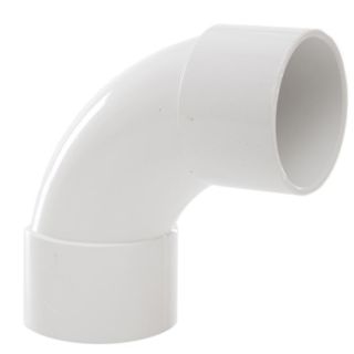 Brett W1140WP 32mm Solvent Waste 92.5deg Swept Bend White