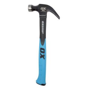 Ox Trade Fibreglass Handle Claw Hammer 20oz OX-T081220