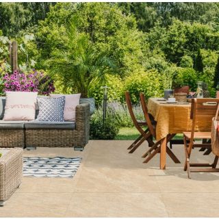 Bradstone Fooria Porcelain Paving 900x600x20mm Beige (1/Pk) 23900 OC