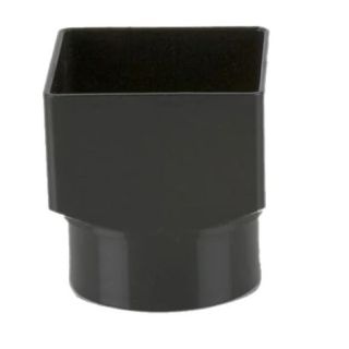 Brett BR517B 65mm Square To Round Adaptor Black
