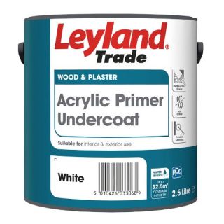 Leyland Trade Acrylic Primer Undercoat - White