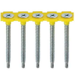 Self Drilling Collated Drywall Screw  Zinc 3.5x45 Bx/1000 00045COLLSD