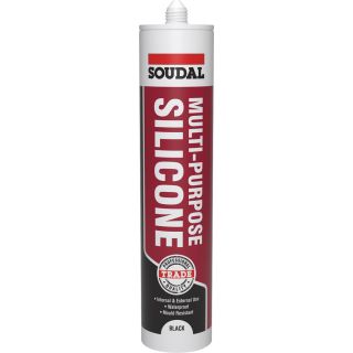 Soudal Multi-Purpose Silicone  Black 270ml             116824