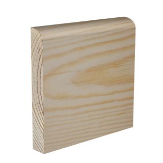 19 x 75 mm Pencil Round  Unprimed Skirting/Architrave