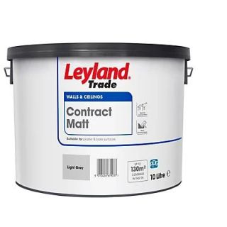 Leyland Trade Contract Matt 10L Light Grey  447491