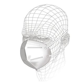 Vitrex P1 Fold Flat Respirator ( Pack of 3) VITS40913