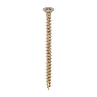 Solo Woodscrew PZ2 CSK-ZYP Yellow 5.0 x 70 200/Box  50070SOLOC
