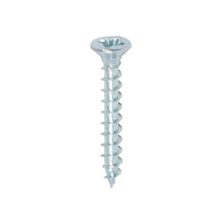 Solo Woodscrew PZ2 CSK-BZP Zinc 3.5 x 25 200/Box  35025SOLOZ
