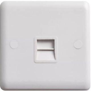 Deta White Secondary Telephone Outlet VC1353