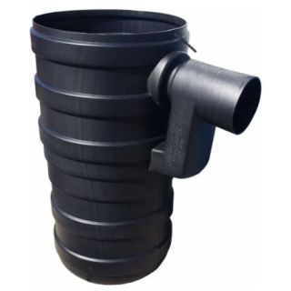 600x300x100mm Ribbed Plastic   Mini Gully Naylor 67006