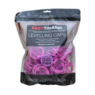Azpects Easy Tile Align Purple Levelling Caps (50 per bag) 6510
