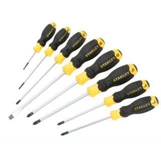 Stanley Cushion Grip Screwdriver Set 8 Pc STA062153